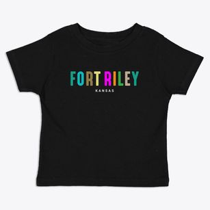 Fort Riley Kansas Color Pop Toddler T-Shirt