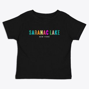 Saranac Lake New York Color Pop Toddler T-Shirt