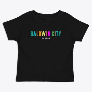 Baldwin City Kansas Color Pop Toddler T-Shirt