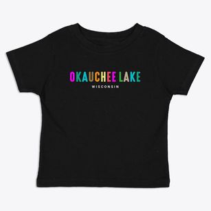 Okauchee Lake Wisconsin Color Pop Toddler T-Shirt