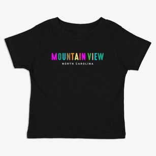 Mountain View North Carolina Color Pop Toddler T-Shirt