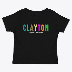 Clayton North Carolina Color Pop Toddler T-Shirt