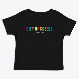City Of Creede Colorado Color Pop Toddler T-Shirt
