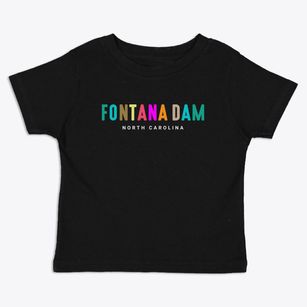 Fontana Dam North Carolina Color Pop Toddler T-Shirt