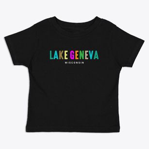 Lake Geneva Wisconsin Color Pop Toddler T-Shirt