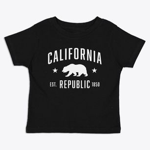  California Republic Bear Toddler T-Shirt