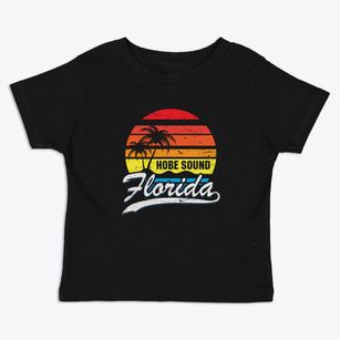 Hobe Sound Florida Palm Tree Sunset Toddler T-Shirt