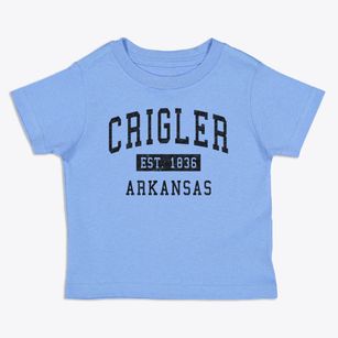 Crigler Arkansas Classic Established Toddler T-Shirt