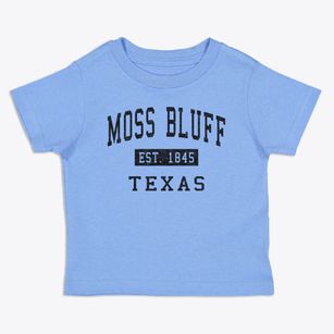 Moss Bluff Texas Classic Established Toddler T-Shirt