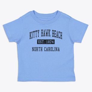 Kitty Hawk Beach North Carolina Classic Established Toddler T-Shirt