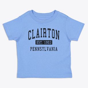 Clairton Pennsylvania Classic Established Toddler T-Shirt