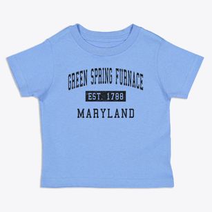 Green Spring Furnace Maryland Classic Established Toddler T-Shirt