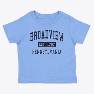 Broadview Pennsylvania Classic Established Toddler T-Shirt