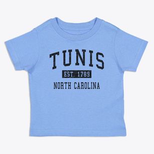 Tunis North Carolina Classic Established Toddler T-Shirt