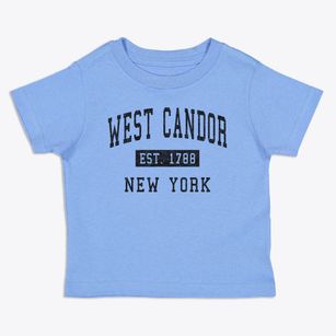West Candor New York Classic Established Toddler T-Shirt