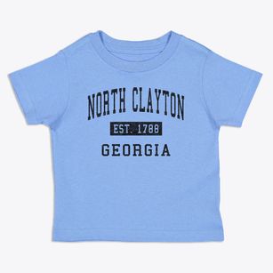 North Clayton Georgia Classic Established Toddler T-Shirt