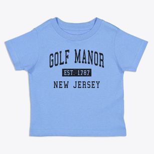 Golf Manor New Jersey Classic Established Toddler T-Shirt