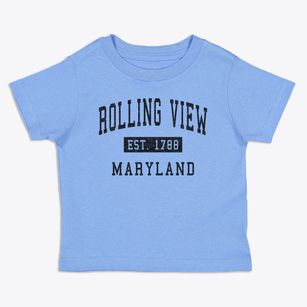 Rolling View Maryland Classic Established Toddler T-Shirt