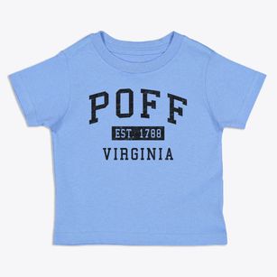 Poff Virginia Classic Established Toddler T-Shirt