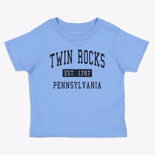 Twin Rocks Pennsylvania Classic Established Toddler T-Shirt