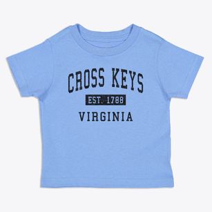 Cross Keys Virginia Classic Established Toddler T-Shirt