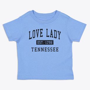 Love Lady Tennessee Classic Established Toddler T-Shirt