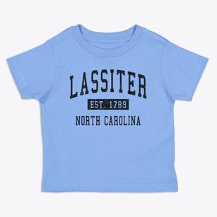 Lassiter North Carolina Classic Established Toddler T-Shirt
