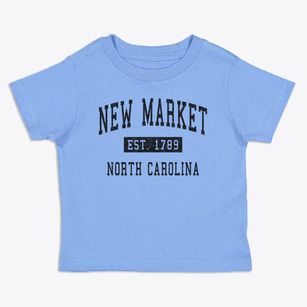 New Market North Carolina Classic Established Toddler T-Shirt