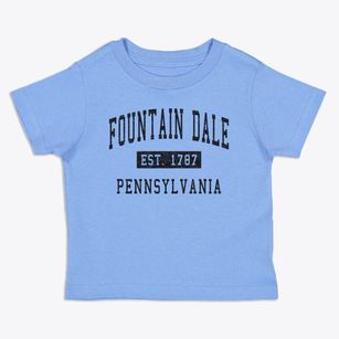 Fountain Dale Pennsylvania Classic Established Toddler T-Shirt