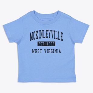 Mckinleyville West Virginia Classic Established Toddler T-Shirt