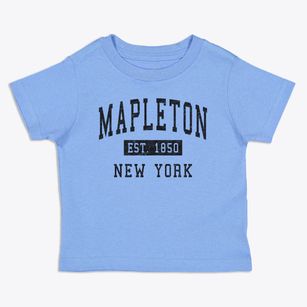 Mapleton New York Classic Established Toddler T-Shirt