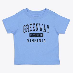 Greenway Virginia Classic Established Toddler T-Shirt