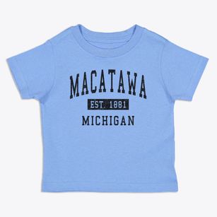 Macatawa Michigan Classic Established Toddler T-Shirt
