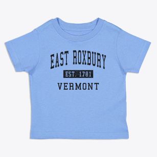 East Roxbury Vermont Classic Established Toddler T-Shirt