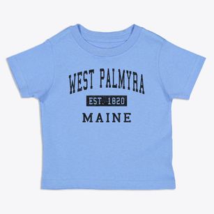 West Palmyra Maine Classic Established Toddler T-Shirt