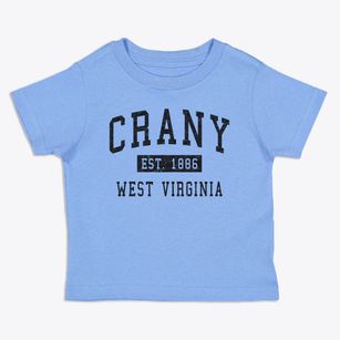 Crany West Virginia Classic Established Toddler T-Shirt
