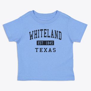 Whiteland Texas Classic Established Toddler T-Shirt