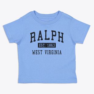 Ralph West Virginia Classic Established Toddler T-Shirt