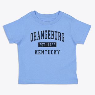 Orangeburg Kentucky Classic Established Toddler T-Shirt