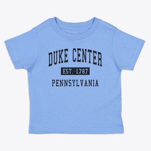 Duke Center Pennsylvania Classic Established Toddler T-Shirt