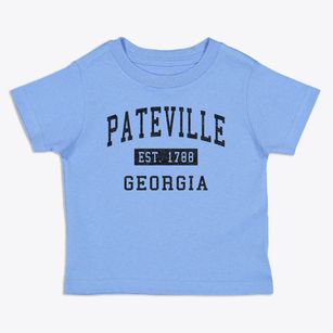Pateville Georgia Classic Established Toddler T-Shirt