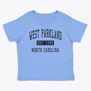 West Parkland North Carolina Classic Established Toddler T-Shirt