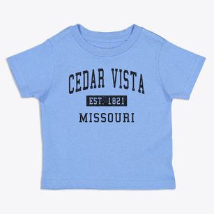 Cedar Vista Missouri Classic Established Toddler T-Shirt