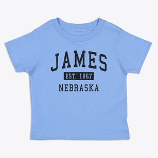 James Nebraska Classic Established Toddler T-Shirt