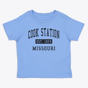 Cook Station Missouri Classic Established Toddler T-Shirt