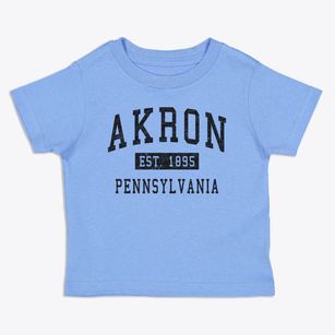 Akron Pennsylvania Classic Established Toddler T-Shirt