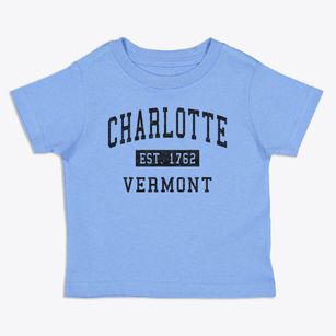 Charlotte Vermont Classic Established Toddler T-Shirt