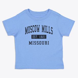 Moscow Mills Missouri Classic Established Toddler T-Shirt