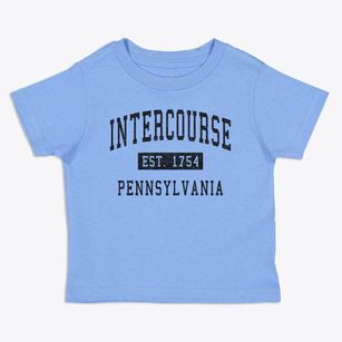 Intercourse Pennsylvania Classic Established Toddler T-Shirt