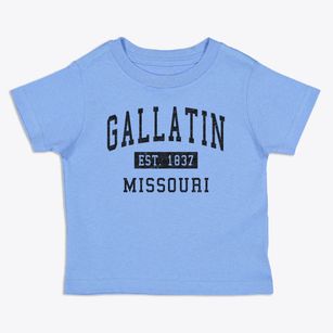 Gallatin Missouri Classic Established Toddler T-Shirt